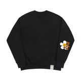 エルボーフラワーベアスマイルスウェットシャツ / Elbow Flower Bear Smile Sweatshirt