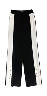 Button slit pants