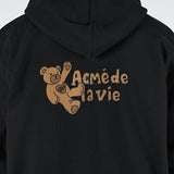 レインボーベアフーディー / RAINBOW BEAR HOODIE BLACK