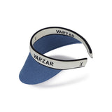 Organic band paper sun visor White