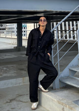 アジャンプスーツザットフィッツライクアコート / A jumpsuit that fits like a coat 3COLOR