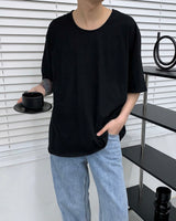 Hashtag U-neck short-sleeved T-shirt (3 colors)
