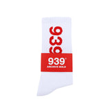 939 LOGO BOARD SOCKS (WHITE) (6600157855862)