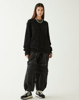 パラシュートパンツ/PARACHUTE PANTS BLACK