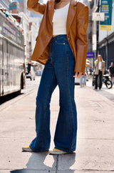 ブーツカットロールアップノンスパンデニムパンツ/BOOT CUT ROLLED UP NON-SPAN DENIM [6639]