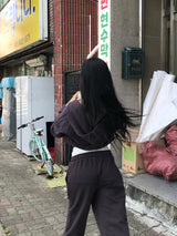 Taro セットアップ フード ジップアップ