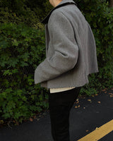 TAP Cutting Crop Wool Jacket