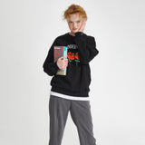 Logo applique Sweatshirt [Black] (6610314526838)
