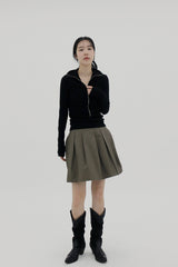 ロングジップTシャツ / long zip t-shirt
