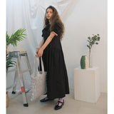 Wave smocking bag Ⅱ (light gray) (6657236762742)