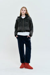 CHERRY TERRY JOGGER PANTS [DARK NAVY]