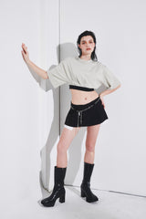 COSY BANDING CROPPED T-SHIRT (6690639085686)