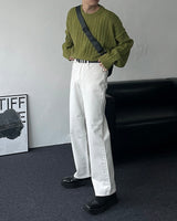 GJ5065 Straight Washing Denim (3 colors)