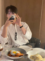 LMN シグナルモダンフィットプレーンシャツ / LMN Signal Modern Fit Plain Shirt (4 colors)