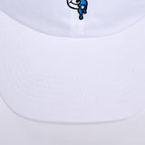 オーバーサイズマシュマロボールキャップ/OVERSIZE MARSHMALLOW BALL CAP-WHITE+BLUE