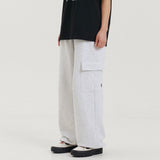 ファビコンカーゴジョガーパンツ / FAVICON CARGO JOGGER PANTS WHITE MELANGE