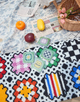 【OUTLET】グラニースクエアマット MULTI COLOR