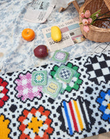 グラニー スクエア マット / GRANNY SQUARE MAT MULTI COLOR