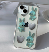 ハートOKラビットフォーンケース / Heart Ok Rabbit phone case