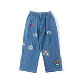 ワッペンワイドデニム / Wappen wide denim I Younger Song x mahagrid