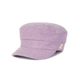 VA Square Stud Wool Madoros Cap / Purple