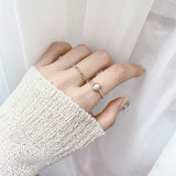 ロイヤルパールリングセット / Royal Pearl Ring Set (2 color)