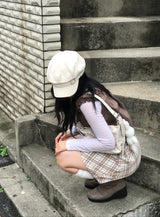 ヴィンテージバックルマドロスハンティングキャップ