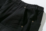 Double Knee Denim Pants (Black)