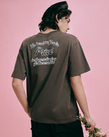 DVRK PRIVÉ SECRET JARDIN LOGO TEE - DARK GREY