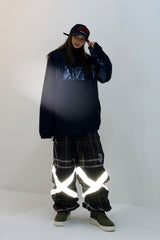 ポットXリフレクティブジョガーパンツ / BSR2223FWPT022 BSR POT-X REFLECTIVE JOGGER PANTS BLACK CHECK