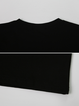 Basic Crop Long Sleeve T-shirt (3color)