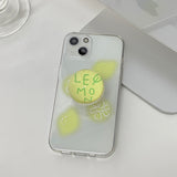 チェリーレモンフォーンケース スマホグリップセット