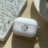 Black - Dream Some Cat AirPods Case_matt