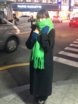Guryane long balmaccan coat