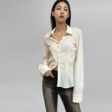 [MADE] Resdin Snap Pleated Blouse
