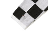 チェッカーボードニットトップス / CHECKER BOARD KNIT TOP_BLACK