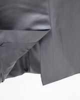 ホワイトラインレザージャケット / white line leather jacket