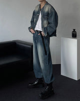 MG727 Garment Dining Denim Pants (3 colors)