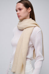 OLE scarf_ivory