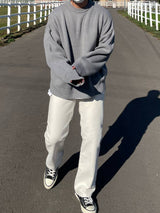 ホーリーセミパンツ/[BEST]HOLLY SEMI CREAM PANTS(ONE COLOR)