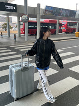 ソーイングツーウェイレザージャケット