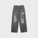 3 TAP Smoke Wrinkle Wash Denim Pants (2color)