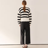 クラシッククランブルカーディガン/Classic crumble cardigan_stripe