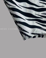 SI オーバーサイズフィットゼブラ半袖シャツ / SI Oversized Fit Zebra Short-Sleeved Shirt (3XL)