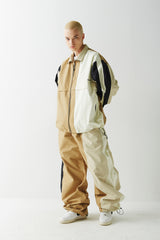 ワイドジャケット/BSR2223FWJK055 MCS WIDE JACKET MULTI BEIGE