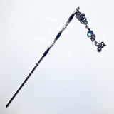 Pierced drop ornamental hairpin