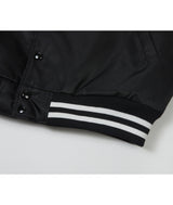 Anicca Club Baseball Jacket - Black (6582412607606)