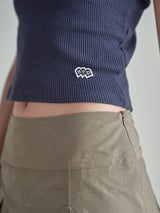 ワッフルコットントップ [ NAVY ]