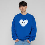 [UNISEX] Big Cloud Heart Smile Sweatshirt