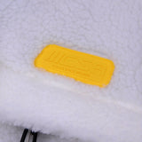[UNISEX] EMT Bag Anorak Faux-Shearling Coat (White) (6656029163638)